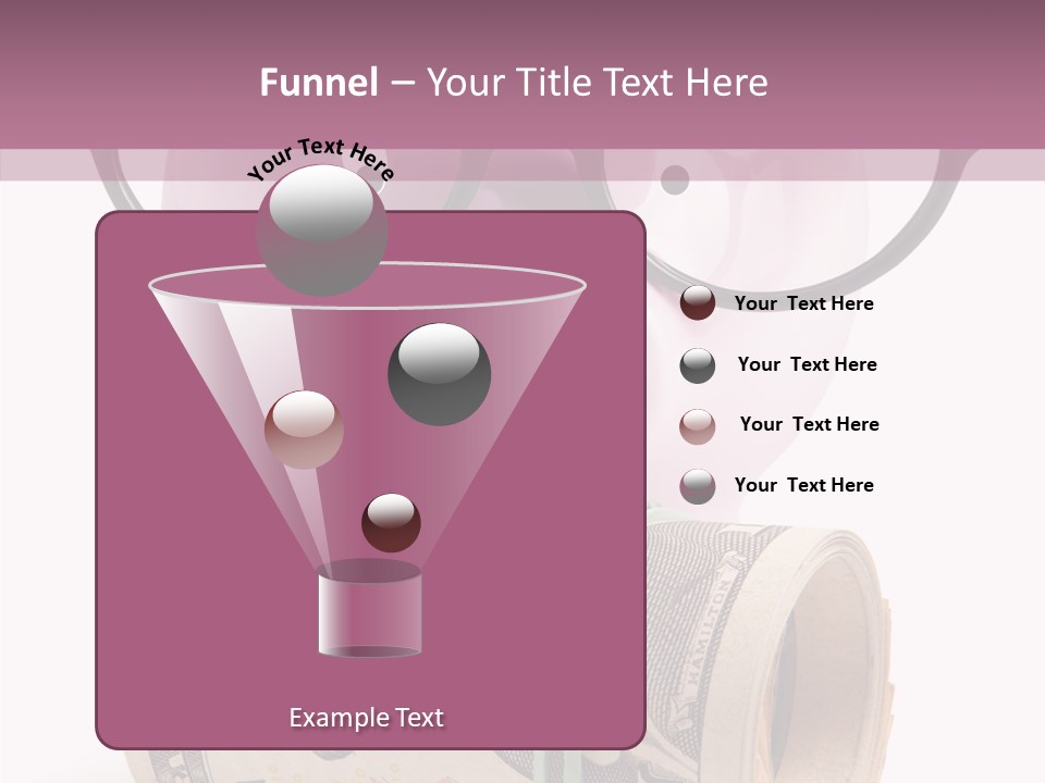 Closeup White Isolated PowerPoint Template