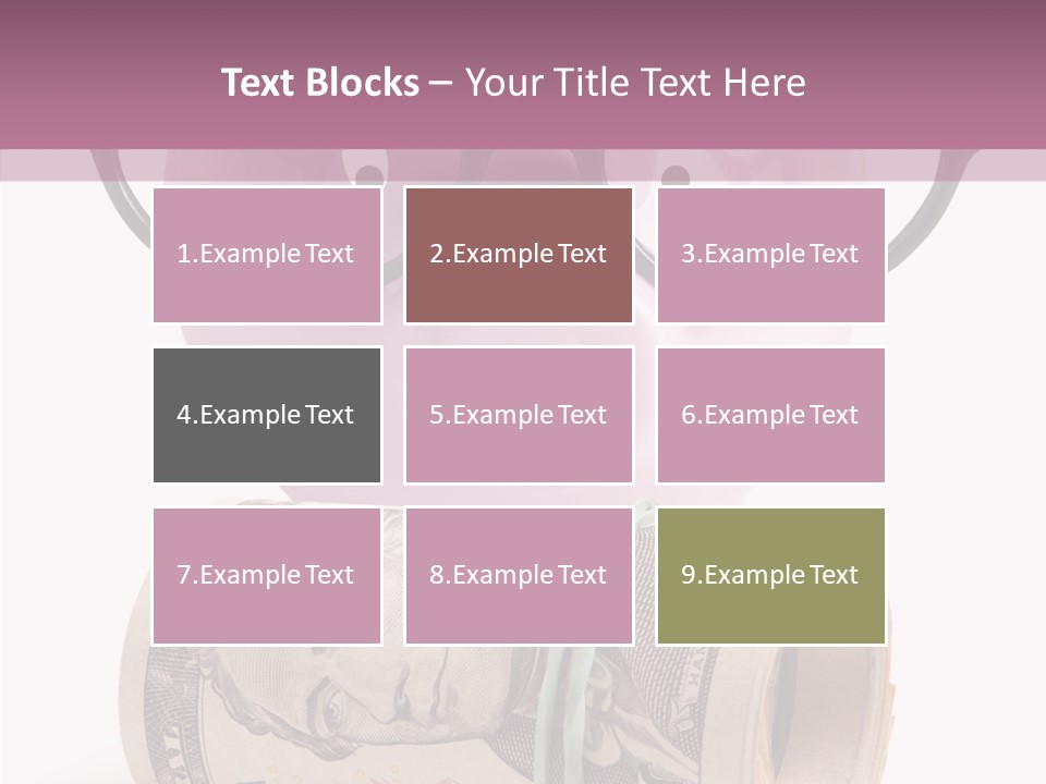 Closeup White Isolated PowerPoint Template