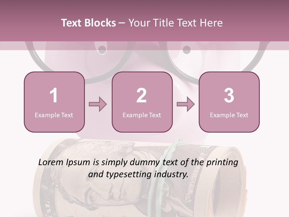 Closeup White Isolated PowerPoint Template