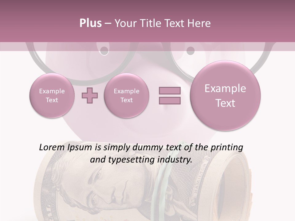 Closeup White Isolated PowerPoint Template