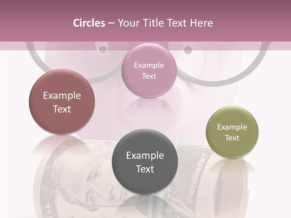 Closeup White Isolated PowerPoint Template