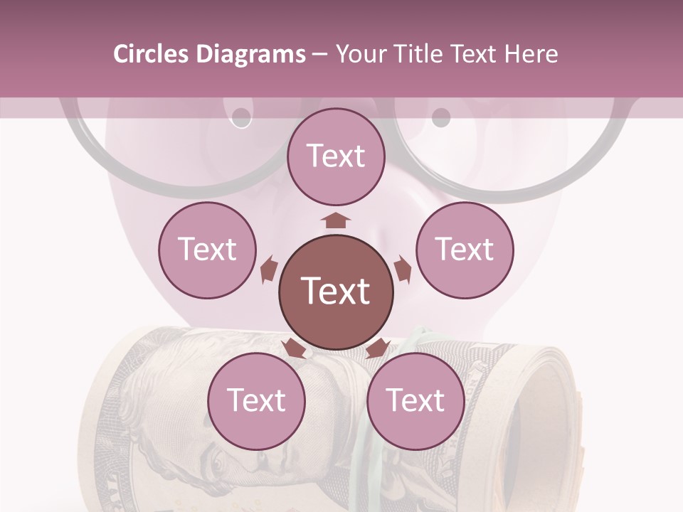 Closeup White Isolated PowerPoint Template