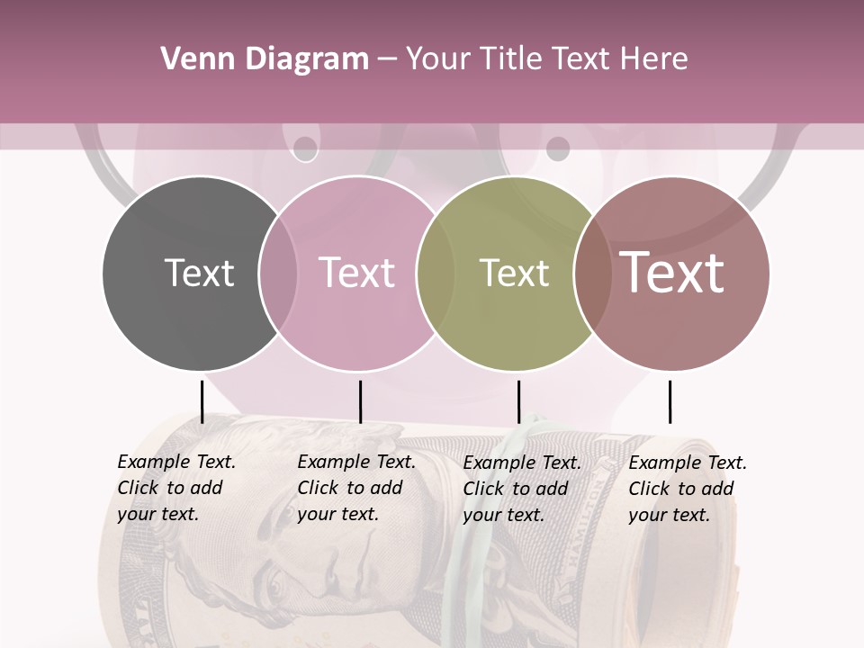 Closeup White Isolated PowerPoint Template