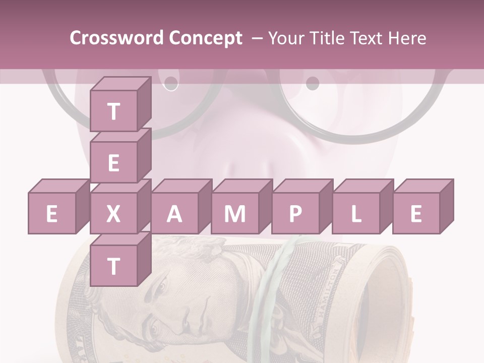 Closeup White Isolated PowerPoint Template