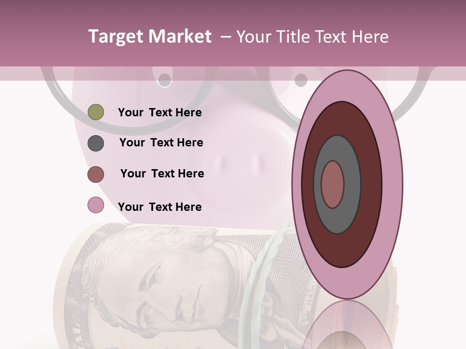 Closeup White Isolated PowerPoint Template