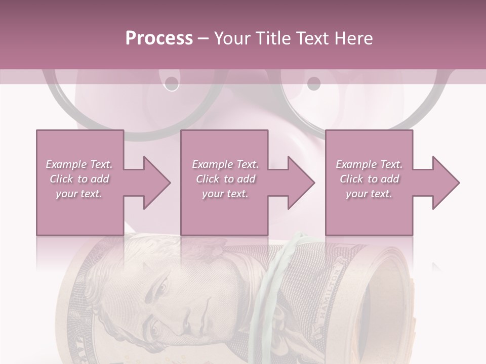 Closeup White Isolated PowerPoint Template