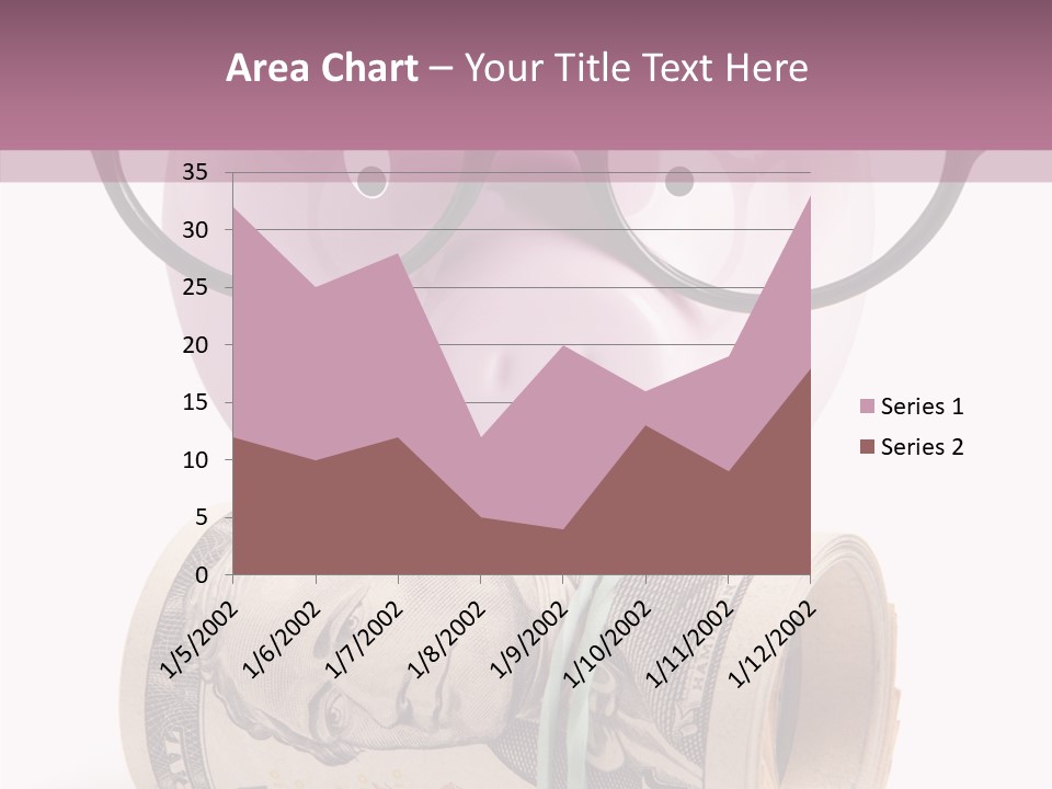 Closeup White Isolated PowerPoint Template
