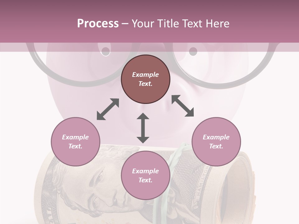 Closeup White Isolated PowerPoint Template