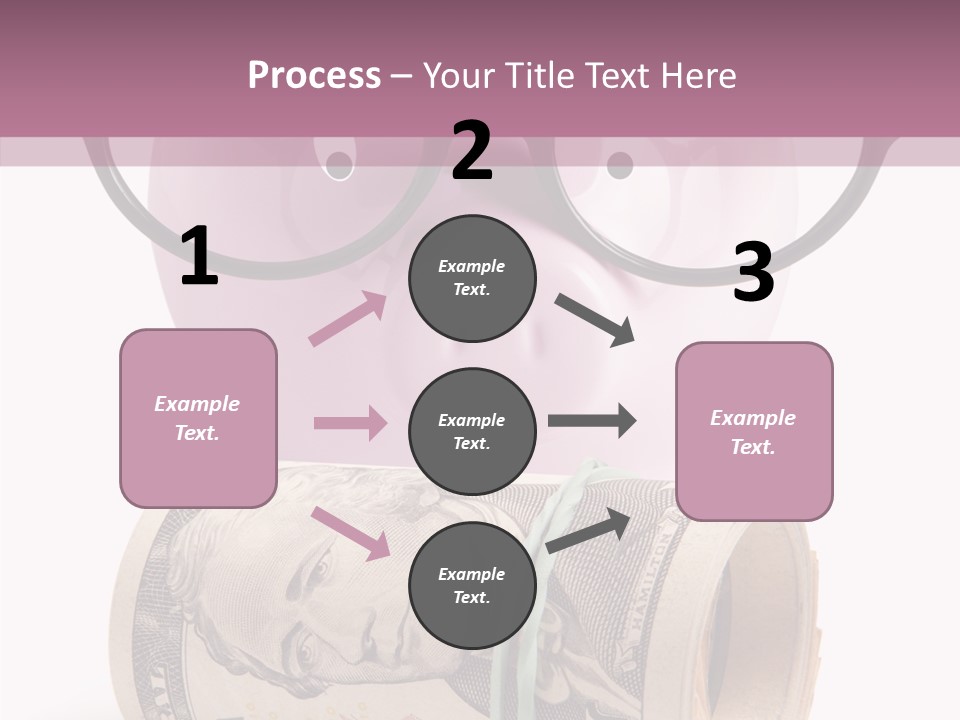 Closeup White Isolated PowerPoint Template