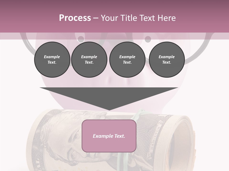 Closeup White Isolated PowerPoint Template