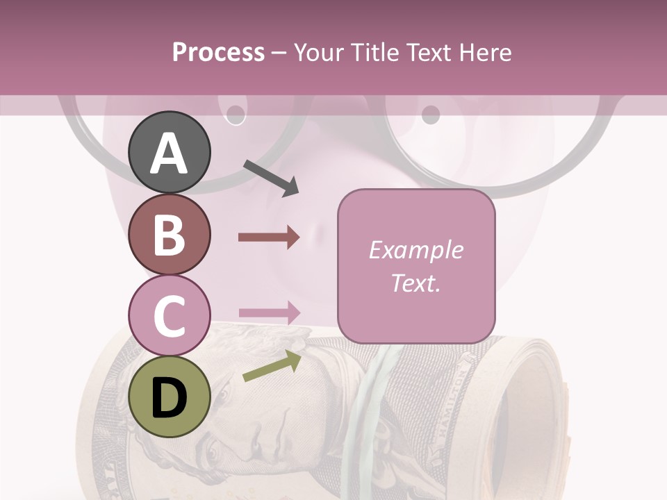 Closeup White Isolated PowerPoint Template