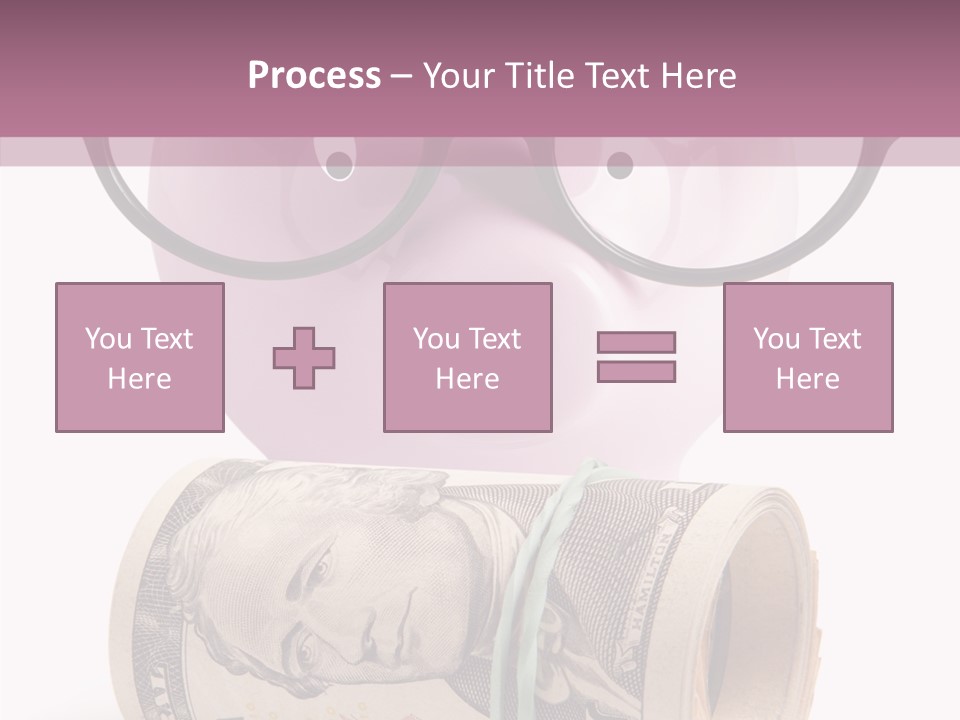 Closeup White Isolated PowerPoint Template