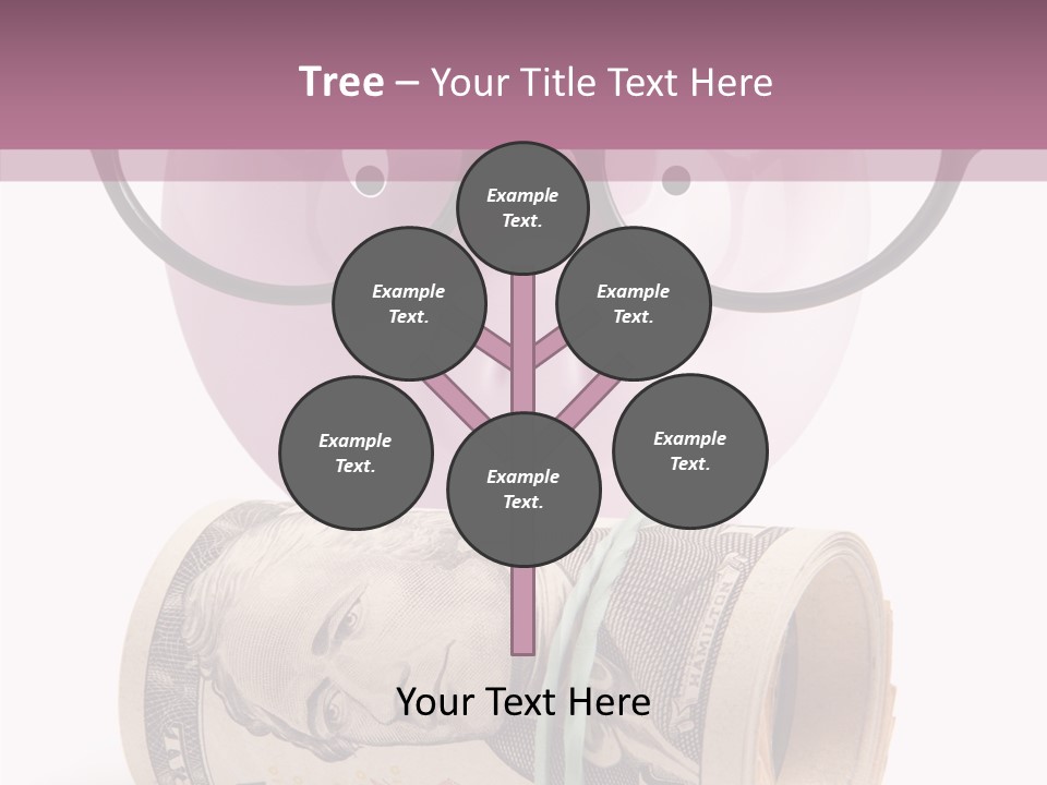 Closeup White Isolated PowerPoint Template