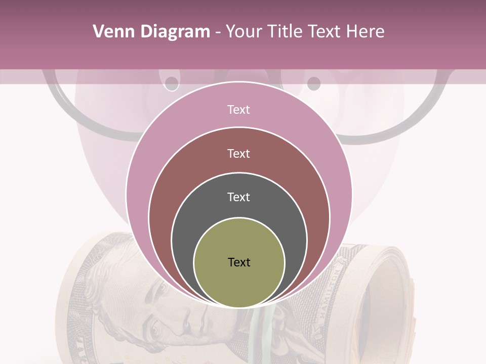 Closeup White Isolated PowerPoint Template