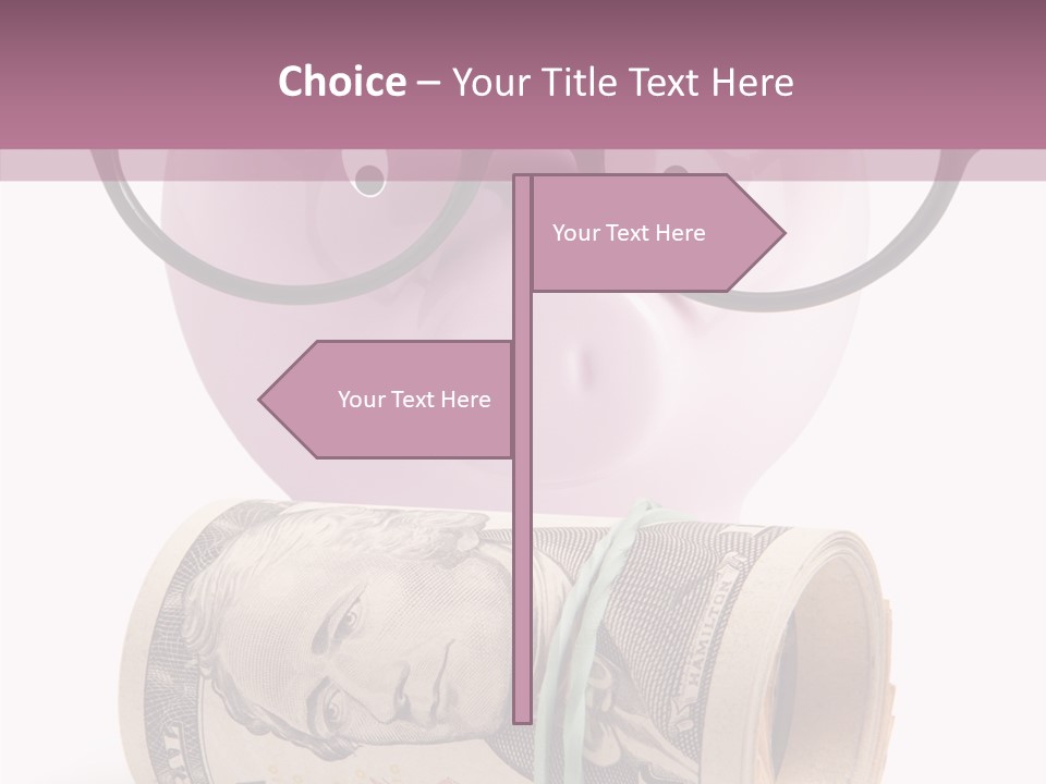 Closeup White Isolated PowerPoint Template