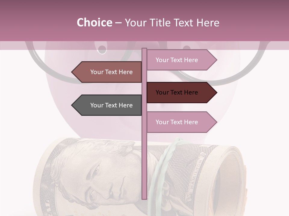 Closeup White Isolated PowerPoint Template