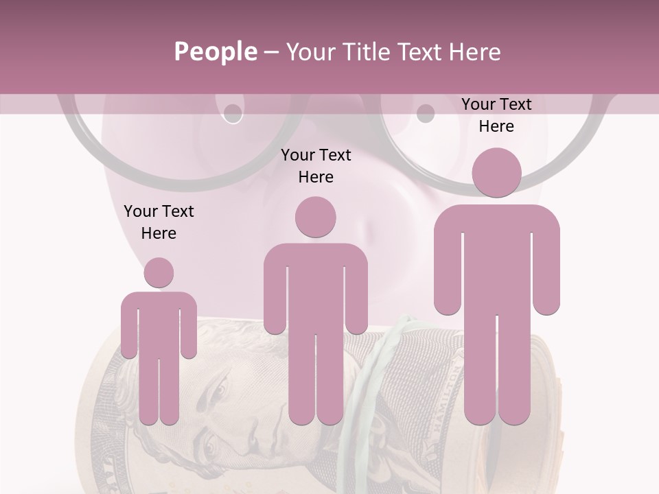 Closeup White Isolated PowerPoint Template