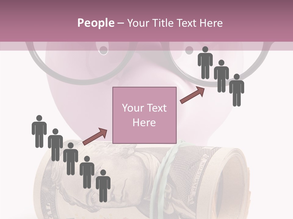 Closeup White Isolated PowerPoint Template