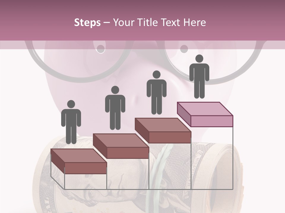 Closeup White Isolated PowerPoint Template