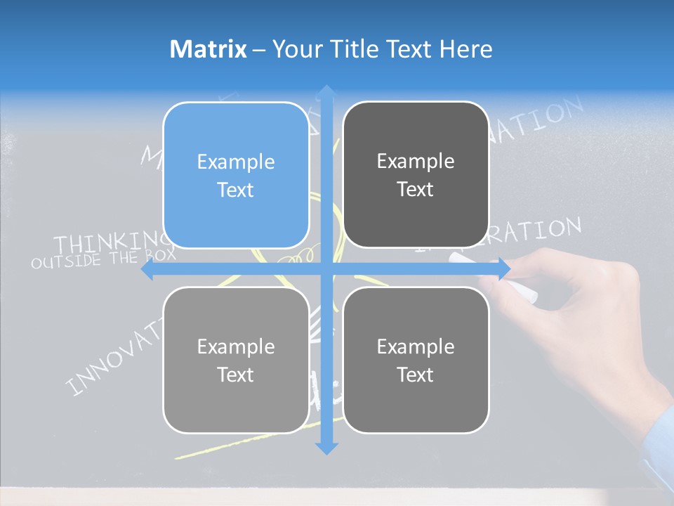 Man Achieve Experience PowerPoint Template