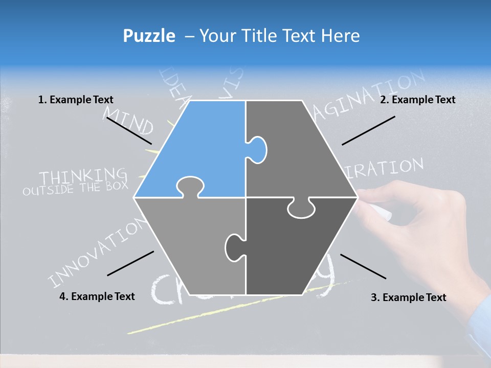 Man Achieve Experience PowerPoint Template