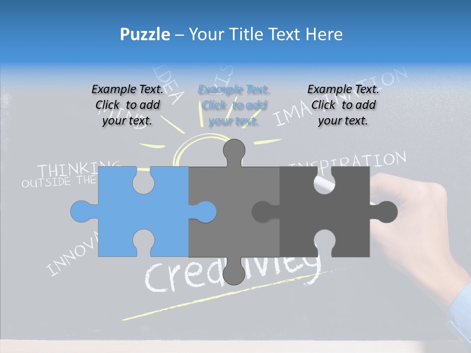 Man Achieve Experience PowerPoint Template