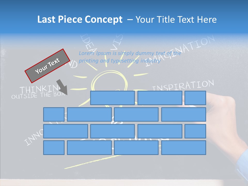 Man Achieve Experience PowerPoint Template