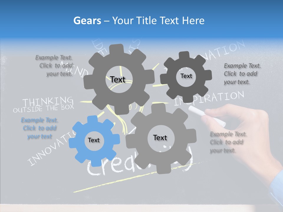 Man Achieve Experience PowerPoint Template