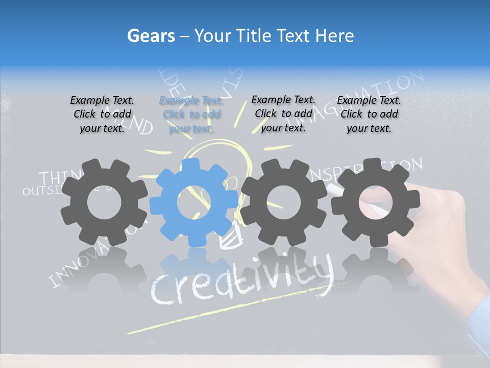 Man Achieve Experience PowerPoint Template