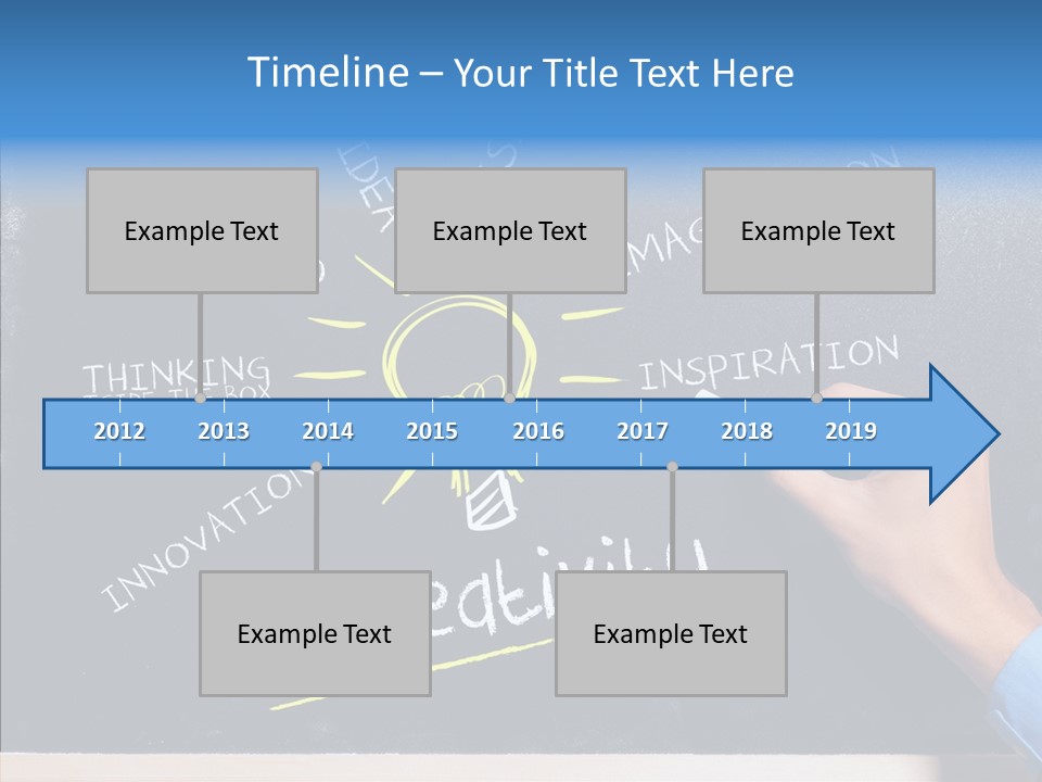 Man Achieve Experience PowerPoint Template