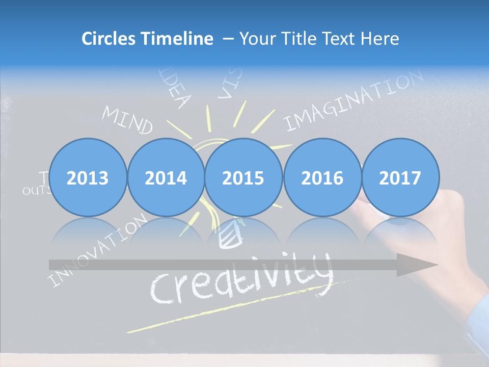 Man Achieve Experience PowerPoint Template