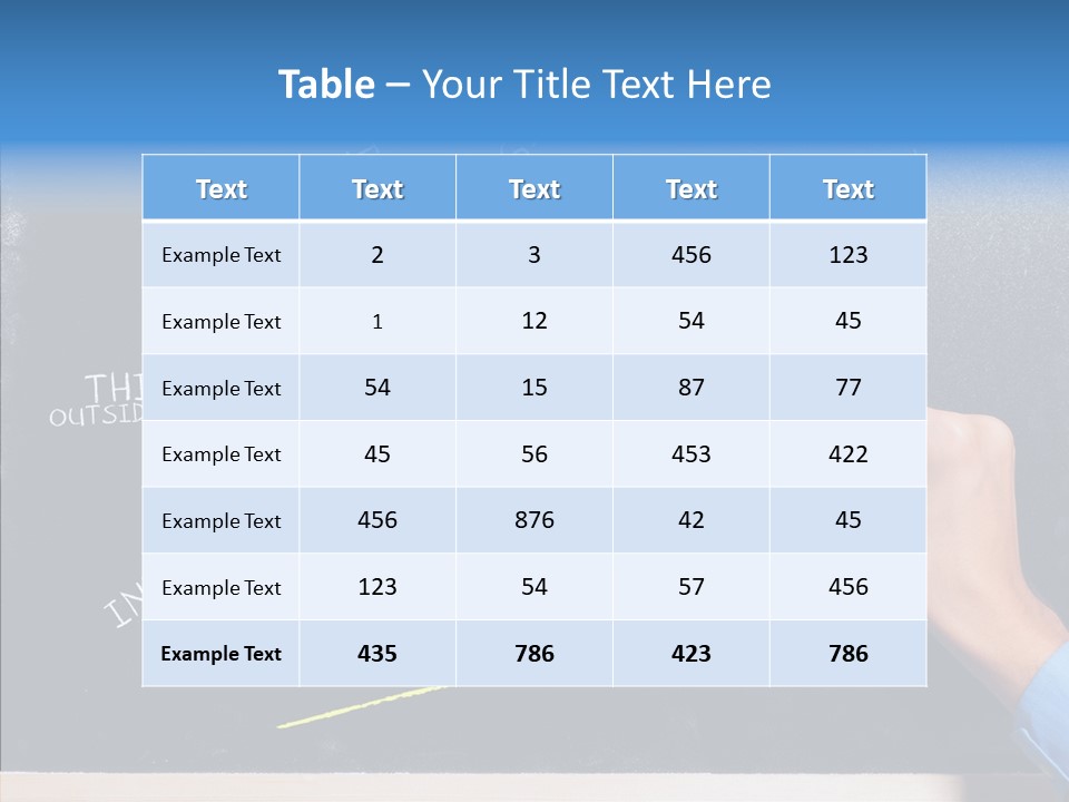 Man Achieve Experience PowerPoint Template