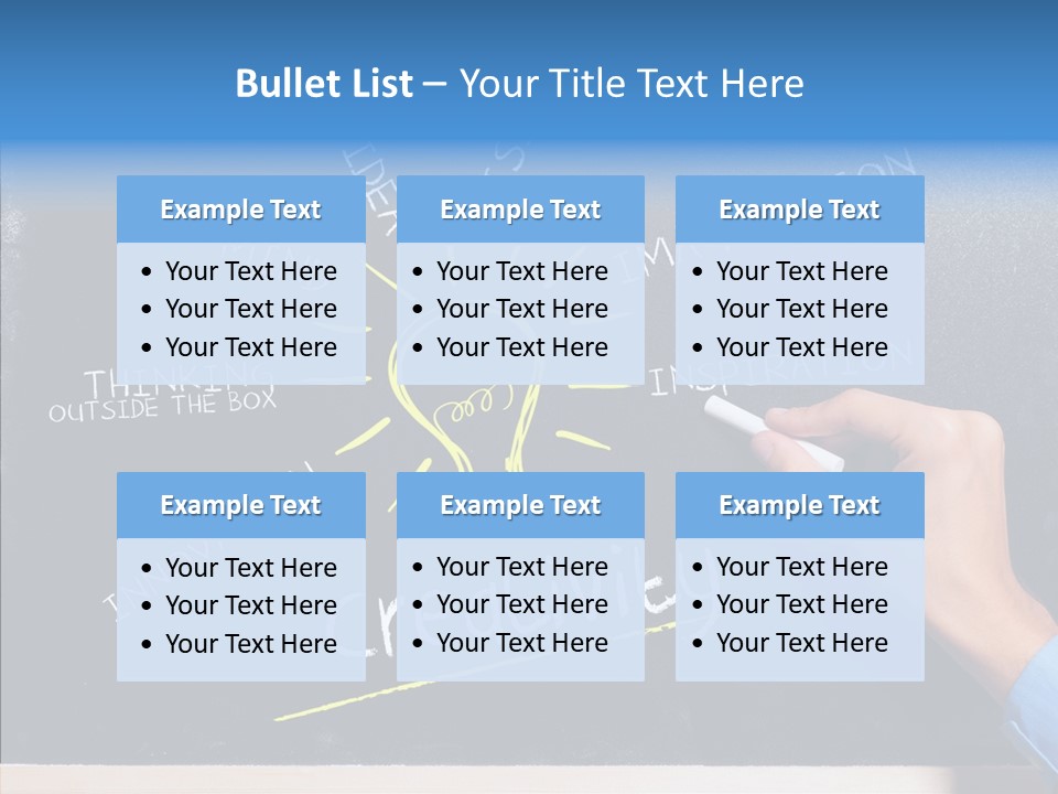 Man Achieve Experience PowerPoint Template
