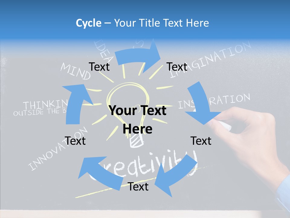 Man Achieve Experience PowerPoint Template