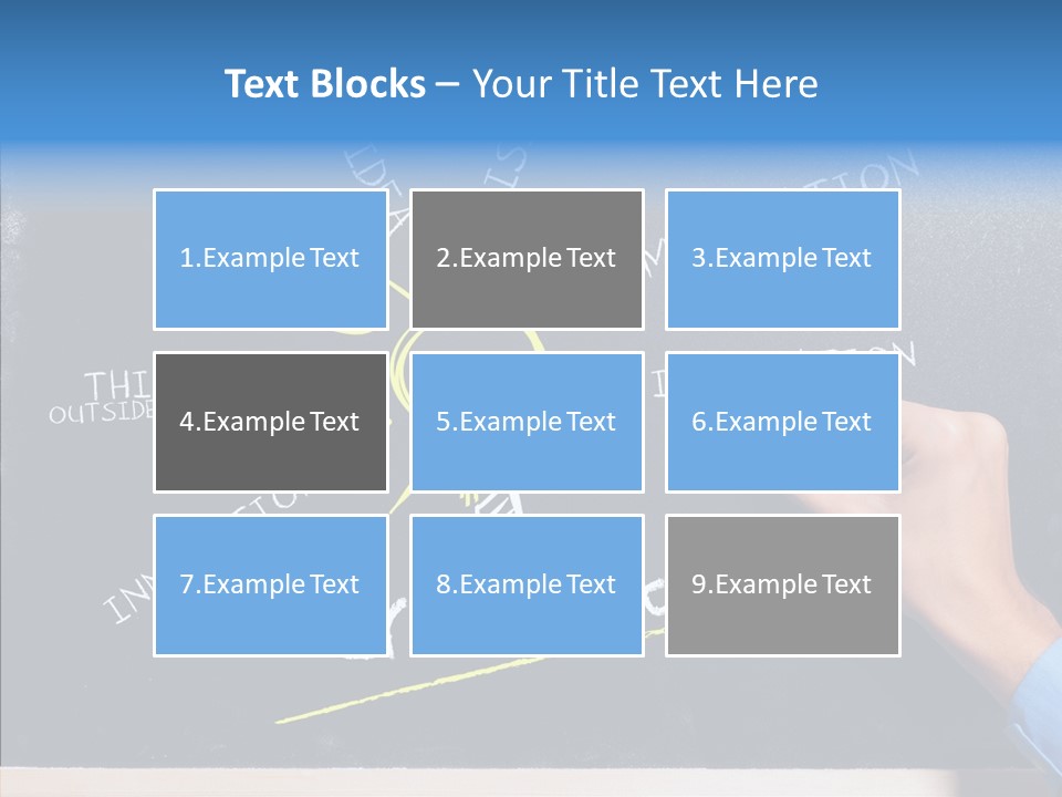 Man Achieve Experience PowerPoint Template