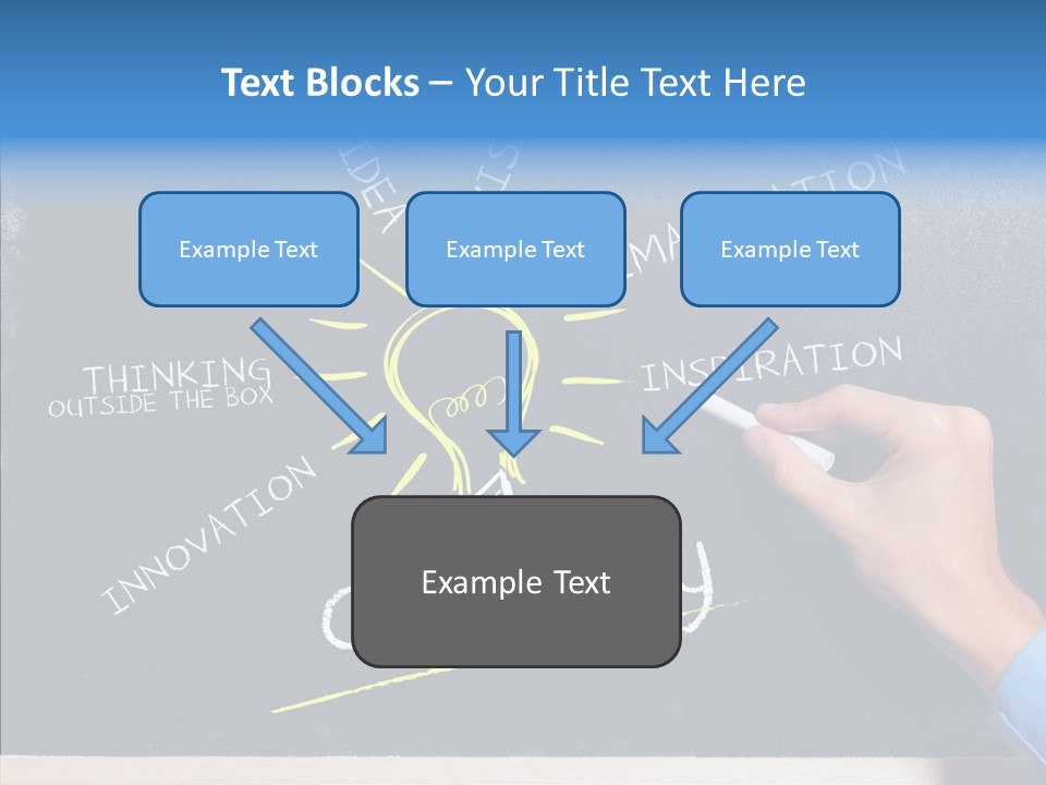 Man Achieve Experience PowerPoint Template