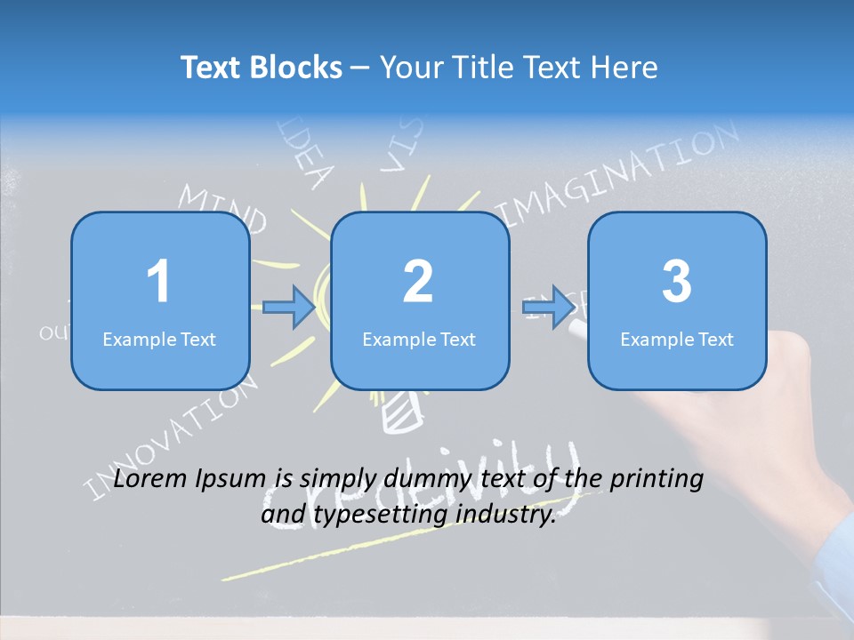 Man Achieve Experience PowerPoint Template