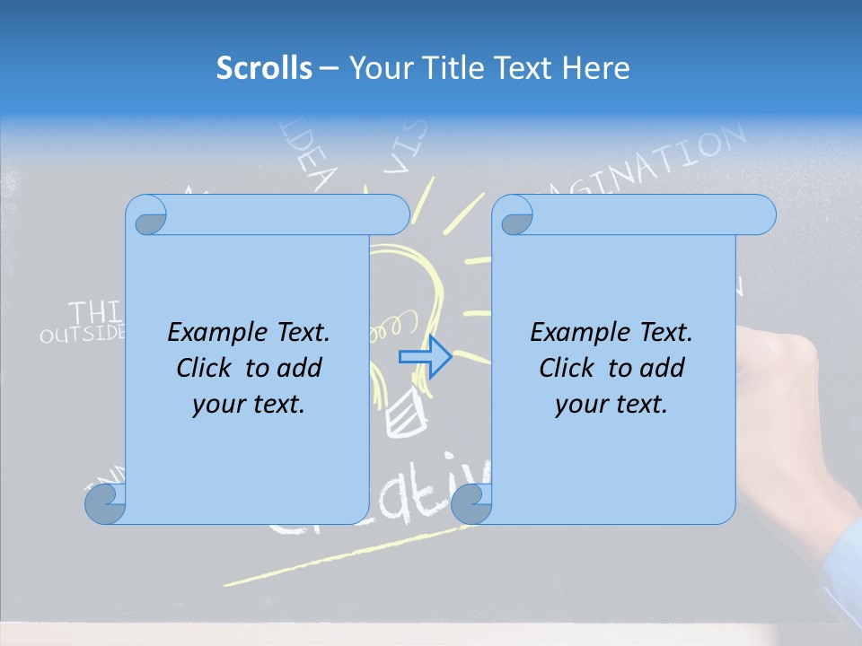 Man Achieve Experience PowerPoint Template