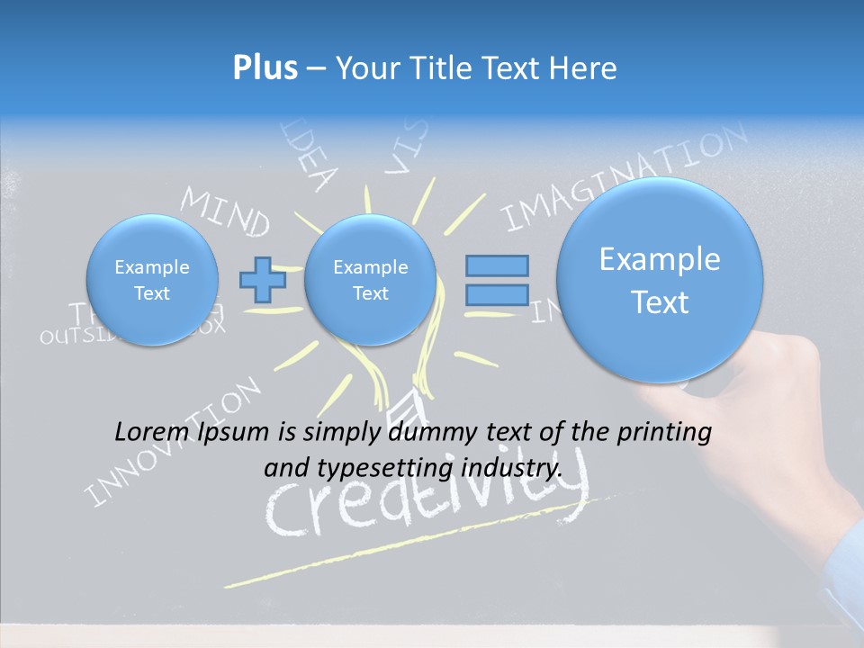 Man Achieve Experience PowerPoint Template