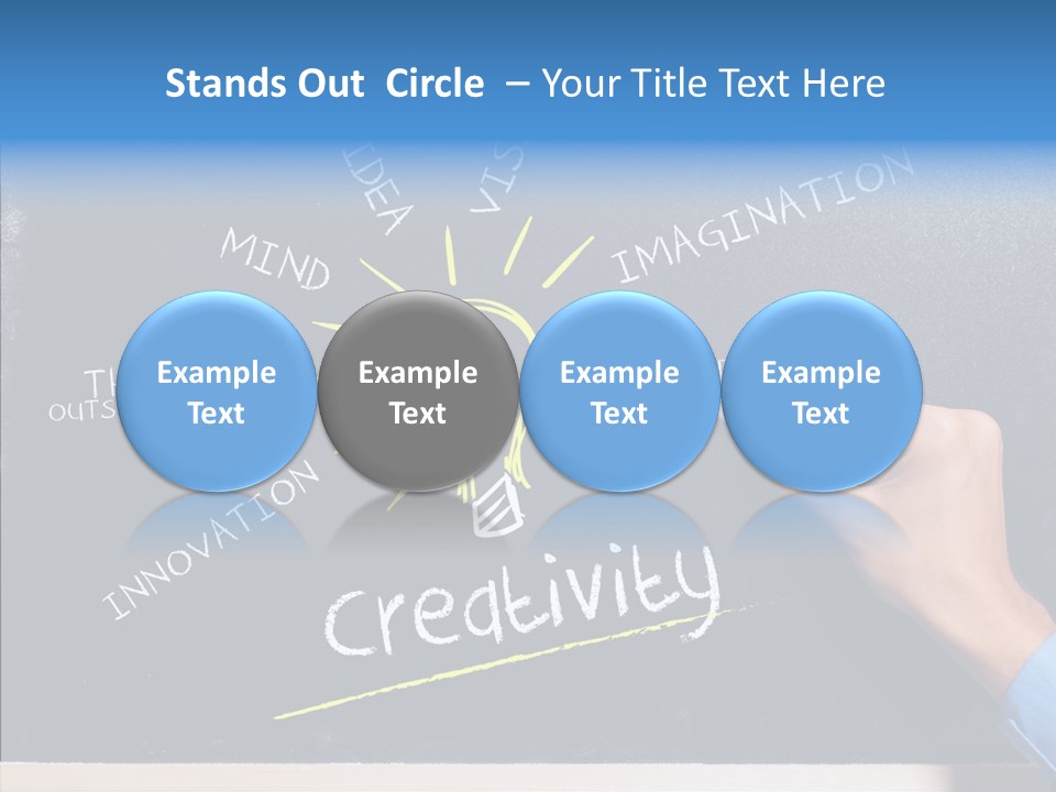 Man Achieve Experience PowerPoint Template