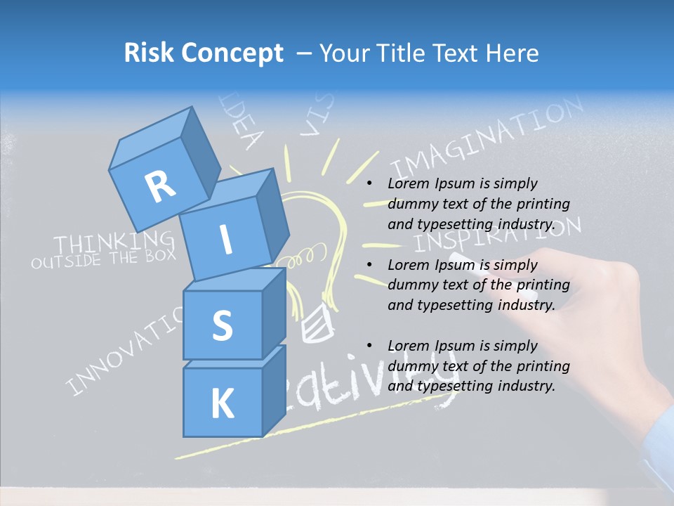 Man Achieve Experience PowerPoint Template