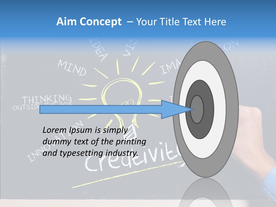 Man Achieve Experience PowerPoint Template