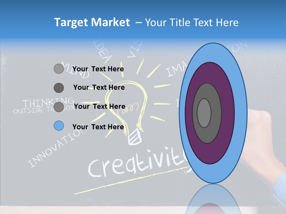 Man Achieve Experience PowerPoint Template