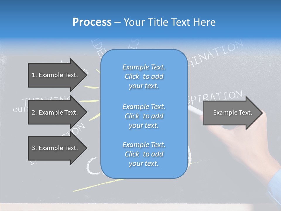 Man Achieve Experience PowerPoint Template