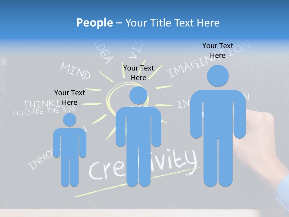 Man Achieve Experience PowerPoint Template