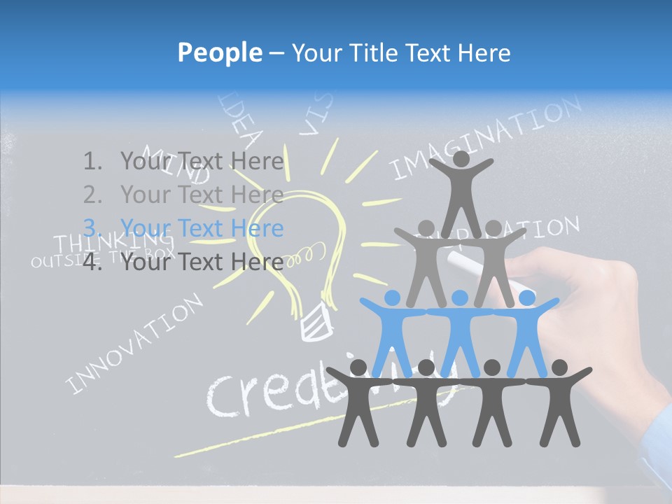 Man Achieve Experience PowerPoint Template