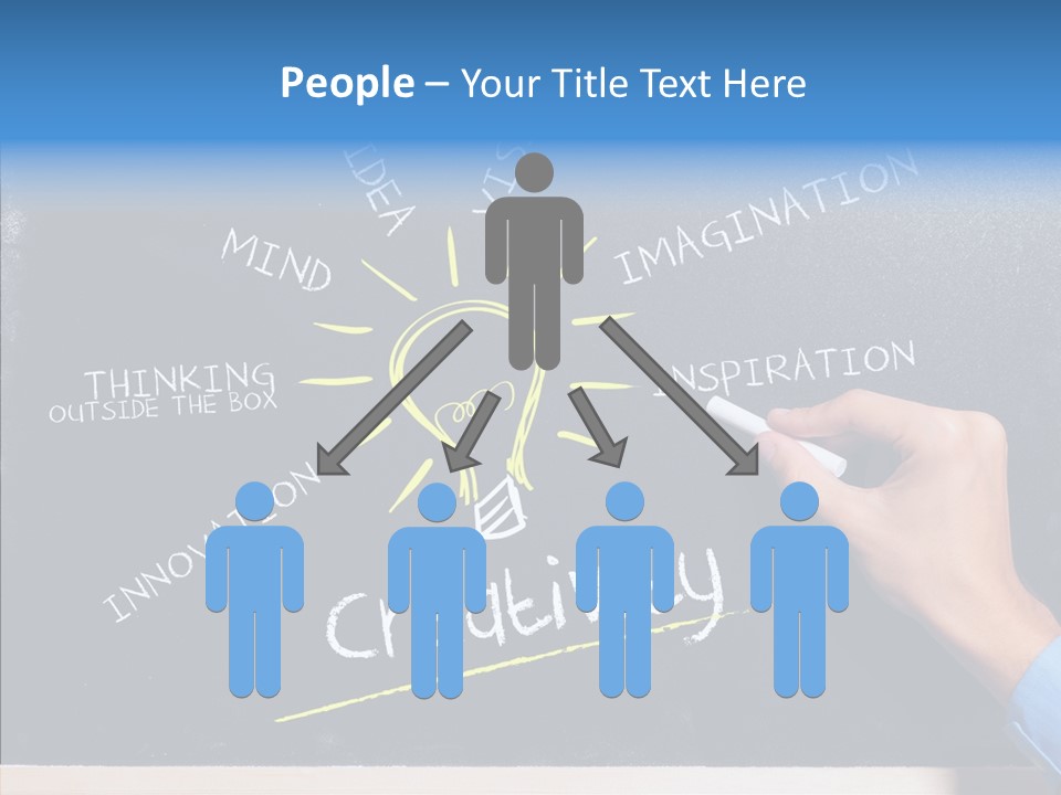 Man Achieve Experience PowerPoint Template