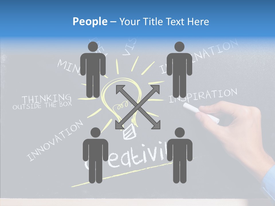 Man Achieve Experience PowerPoint Template