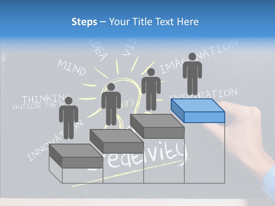 Man Achieve Experience PowerPoint Template