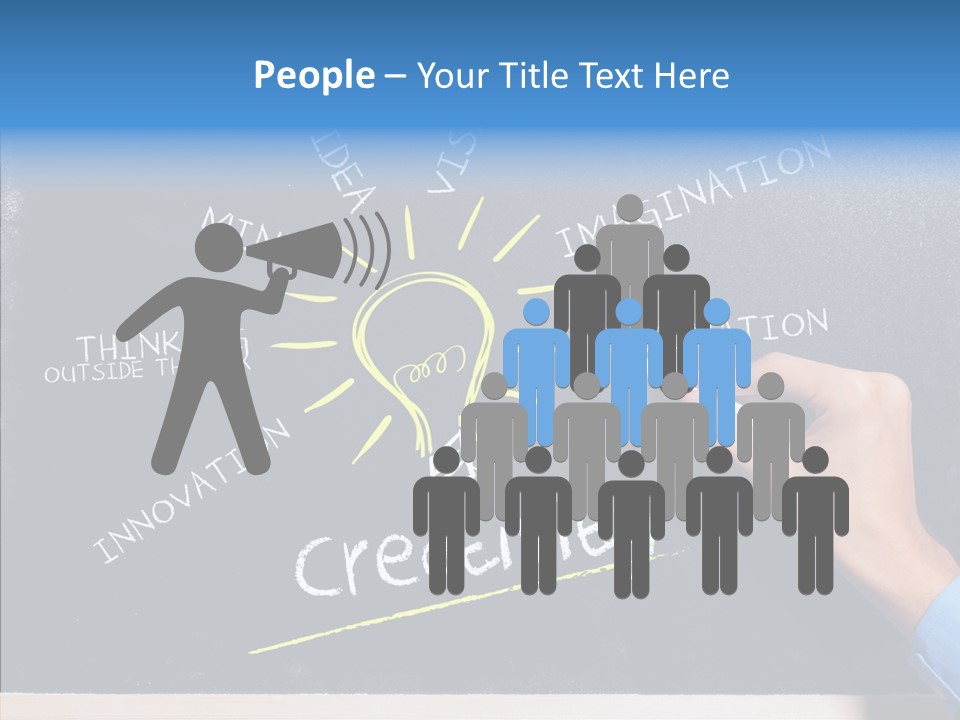 Man Achieve Experience PowerPoint Template